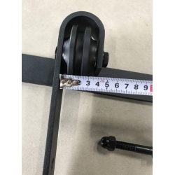 Ray cửa lùa treo sắt + Ray 2m