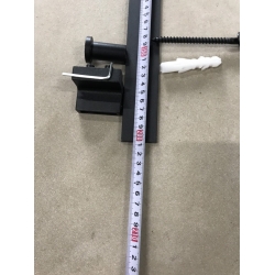 Ray cửa lùa treo sắt + Ray 2m