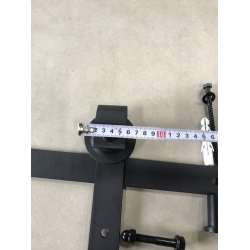 Ray cửa lùa treo sắt + Ray 2m