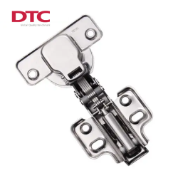 Bản lề giảm chấn DTC cong ít - Đế cố định - mở 100°