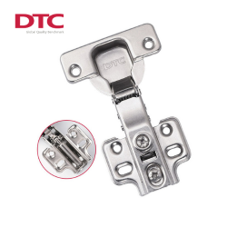 Bản lề giảm chấn DTC thẳng - Đế cố định - mở 100°
