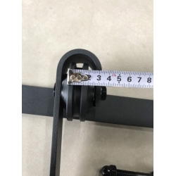 Ray cửa lùa treo sắt + Ray 2m