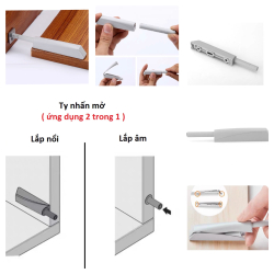 Ty nhấn bật 2 in 1