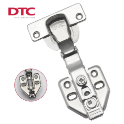 Bản lề giảm chấn DTC thẳng phi 40mm - mở 95°