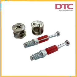 Ốc liên kết 2 bộ phận (ty đỏ M7*45, cam 12*15)